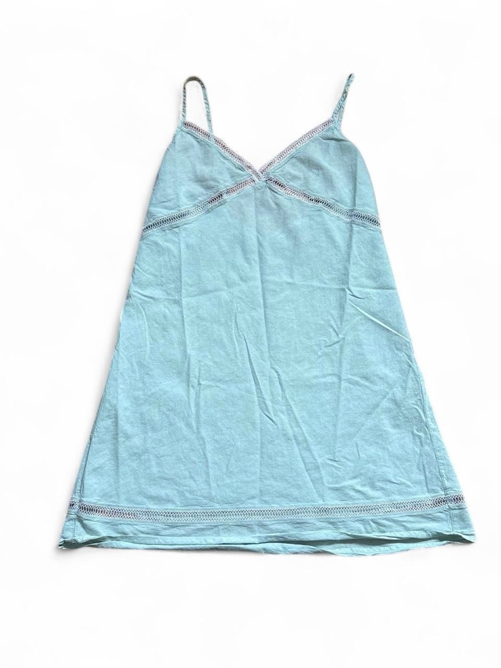 Victoria’s Secret Mint Green Crochet Lace Slip Dress XS